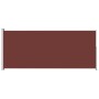 Toldo lateral retráctil para patio marrón 220x500 cm de vidaXL, Sombrillas - Ref: Foro24-313432, Precio: 127,46 €, Descuento: %