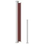 Toldo lateral retráctil para patio marrón 220x300 cm de vidaXL, Sombrillas - Ref: Foro24-313426, Precio: 115,94 €, Descuento: %