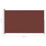 Toldo lateral retráctil para patio marrón 220x300 cm de vidaXL, Sombrillas - Ref: Foro24-313426, Precio: 115,94 €, Descuento: %