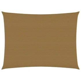 Toldo de vela HDPE gris taupe 160 g/m² 6x7 m de vidaXL, Sombrillas - Ref: Foro24-311414, Precio: 78,37 €, Descuento: %