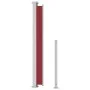 Toldo lateral retráctil para patio rojo 200x500 cm de vidaXL, Sombrillas - Ref: Foro24-313422, Precio: 96,41 €, Descuento: %