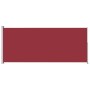Toldo lateral retráctil para patio rojo 220x500 cm de vidaXL, Sombrillas - Ref: Foro24-313434, Precio: 117,41 €, Descuento: %