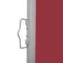 Toldo lateral retráctil para patio rojo 140x600 cm de vidaXL, Sombrillas - Ref: Foro24-313372, Precio: 74,54 €, Descuento: %