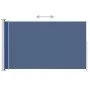 Toldo lateral retráctil de jardín azul 180x300 cm de vidaXL, Sombrillas - Ref: Foro24-313403, Precio: 89,00 €, Descuento: %