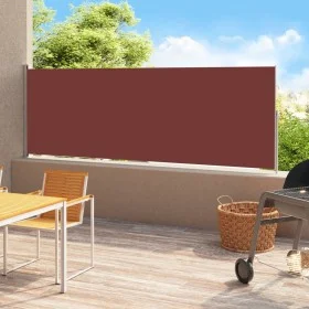 Toldo lateral retráctil para patio marrón 200x500 cm by vidaXL, Umbrellas - Ref: Foro24-313420, Price: 105,34 €, Discount: %