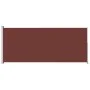 Toldo lateral retráctil para patio marrón 200x500 cm de vidaXL, Sombrillas - Ref: Foro24-313420, Precio: 105,34 €, Descuento: %
