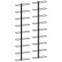 Botelleros de pared para 18 botellas 2 unidades hierro negro de vidaXL, Botelleros - Ref: Foro24-289562, Precio: 71,66 €, Des...