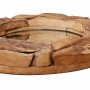 Espejo decorativo de teca 80 cm redondo en Espejos | Comprar online en Foru.es