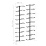 Botelleros de pared para 18 botellas 2 unidades hierro negro de vidaXL, Botelleros - Ref: Foro24-289562, Precio: 71,66 €, Des...
