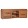 Mueble para TV madera maciza de teca 110x30x40 cm de vidaXL, Muebles TV - Ref: Foro24-289069, Precio: 164,26 €, Descuento: %
