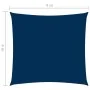 Toldo de vela cuadrado de tela oxford azul 4x4 m de vidaXL, Sombrillas - Ref: Foro24-135524, Precio: 52,59 €, Descuento: %