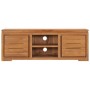 Mueble para TV madera maciza de teca 110x30x40 cm de vidaXL, Muebles TV - Ref: Foro24-289069, Precio: 164,26 €, Descuento: %