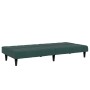 Sofá cama de 2 plazas con taburete terciopelo verde oscuro de vidaXL, Sofás - Ref: Foro24-3258094, Precio: 298,98 €, Descuent...