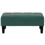 Sofá cama de 2 plazas con taburete terciopelo verde oscuro de vidaXL, Sofás - Ref: Foro24-3258094, Precio: 310,79 €, Descuent...