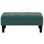 Sofá cama de 2 plazas con taburete terciopelo verde oscuro de vidaXL, Sofás - Ref: Foro24-3258094, Precio: 298,98 €, Descuent...