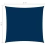 Toldo de vela cuadrado de tela oxford azul 3x3 m de vidaXL, Sombrillas - Ref: Foro24-135522, Precio: 35,57 €, Descuento: %