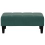Sofá cama de 2 plazas con taburete terciopelo verde oscuro de vidaXL, Sofás - Ref: Foro24-3258100, Precio: 338,29 €, Descuent...