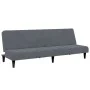 Sofá cama de 2 plazas con taburete terciopelo gris oscuro de vidaXL, Sofás - Ref: Foro24-3258093, Precio: 305,02 €, Descuento: %