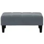 2-Sitzer-Schlafsofa mit dunkelgrauem Samthocker von vidaXL, Sofas - Ref: Foro24-3258093, Preis: 305,02 €, Rabatt: %