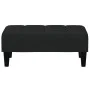 Sofá cama de 2 plazas con taburete terciopelo negro de vidaXL, Sofás - Ref: Foro24-3258095, Precio: 308,14 €, Descuento: %