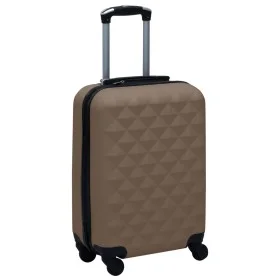 Maleta rígida con ruedas ABS marrón de vidaXL, Maletas - Ref: Foro24-92423, Precio: 69,19 €, Descuento: %
