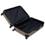 Maleta rígida con ruedas ABS marrón de vidaXL, Maletas - Ref: Foro24-92423, Precio: 70,37 €, Descuento: %
