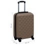 Maleta rígida con ruedas ABS marrón de vidaXL, Maletas - Ref: Foro24-92423, Precio: 70,37 €, Descuento: %