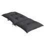 Cojines silla respaldo alto 2 uds tela gris antracita melange de vidaXL, Cojines para sillas y sofás - Ref: Foro24-4002343, P...