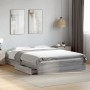 Cama con cajones madera ingeniería gris Sonoma 150x200 cm de vidaXL, Camas y somieres - Ref: Foro24-3280655, Precio: 176,06 €...