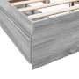 Cama con cajones madera ingeniería gris Sonoma 150x200 cm de vidaXL, Camas y somieres - Ref: Foro24-3280655, Precio: 176,06 €...