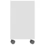 Mesa auxiliar de madera contrachapada blanco 70x35x55 cm de vidaXL, Mesas auxiliares - Ref: Foro24-802120, Precio: 46,74 €, D...