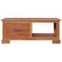 Mueble para TV de madera de teca maciza 90x50x37 cm de vidaXL, Muebles TV - Ref: Foro24-289082, Precio: 166,30 €, Descuento: %
