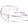 Cama con colchón cuero sintético blanco 120x200 cm de vidaXL, Camas y somieres - Ref: Foro24-3208711, Precio: 397,46 €, Descu...
