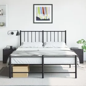 Mesitas de noche 2 unidades acero negro 34,5x39x44 cm de vidaXL, Mesitas de noche - Ref: Foro24-841608, Precio: 66,65 €, Desc...