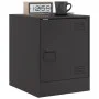 Mesitas de noche 2 unidades acero negro 34,5x39x44 cm de vidaXL, Mesitas de noche - Ref: Foro24-841608, Precio: 66,65 €, Desc...