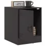 Mesitas de noche 2 unidades acero negro 34,5x39x44 cm de vidaXL, Mesitas de noche - Ref: Foro24-841608, Precio: 66,65 €, Desc...