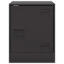 Mesitas de noche 2 unidades acero negro 34,5x39x44 cm de vidaXL, Mesitas de noche - Ref: Foro24-841608, Precio: 66,65 €, Desc...