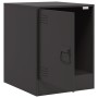 Mesitas de noche 2 unidades acero negro 34,5x39x44 cm de vidaXL, Mesitas de noche - Ref: Foro24-841608, Precio: 67,35 €, Desc...