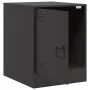 Mesitas de noche 2 unidades acero negro 34,5x39x44 cm de vidaXL, Mesitas de noche - Ref: Foro24-841608, Precio: 66,65 €, Desc...
