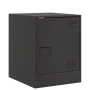 Mesitas de noche 2 unidades acero negro 34,5x39x44 cm de vidaXL, Mesitas de noche - Ref: Foro24-841608, Precio: 66,65 €, Desc...
