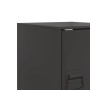 Mesitas de noche 2 unidades acero negro 34,5x39x44 cm de vidaXL, Mesitas de noche - Ref: Foro24-841608, Precio: 67,35 €, Desc...