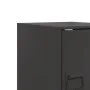 Mesitas de noche 2 unidades acero negro 34,5x39x44 cm de vidaXL, Mesitas de noche - Ref: Foro24-841608, Precio: 66,65 €, Desc...