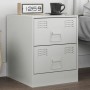 Mesita de noche acero blanco 34,5x39x44 cm de vidaXL, Mesitas de noche - Ref: Foro24-841629, Precio: 53,92 €, Descuento: %