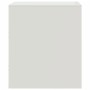 Mesita de noche acero blanco 34,5x39x44 cm de vidaXL, Mesitas de noche - Ref: Foro24-841629, Precio: 53,92 €, Descuento: %