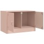 Muebles para TV 2 unidades acero rosa 67x39x44 cm de vidaXL, Muebles TV - Ref: Foro24-841634, Precio: 109,14 €, Descuento: %