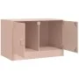 Muebles para TV 2 unidades acero rosa 67x39x44 cm de vidaXL, Muebles TV - Ref: Foro24-841634, Precio: 108,09 €, Descuento: %