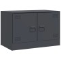 Muebles para TV 2 unidades acero gris antracita 67x39x44 cm de vidaXL, Muebles TV - Ref: Foro24-841636, Precio: 109,52 €, Des...