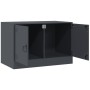 Muebles para TV 2 unidades acero gris antracita 67x39x44 cm de vidaXL, Muebles TV - Ref: Foro24-841636, Precio: 109,52 €, Des...