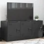 Mueble para TV de acero negro 99x39x44 cm de vidaXL, Muebles TV - Ref: Foro24-841643, Precio: 88,12 €, Descuento: %