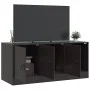 Mueble para TV de acero negro 99x39x44 cm de vidaXL, Muebles TV - Ref: Foro24-841643, Precio: 88,12 €, Descuento: %